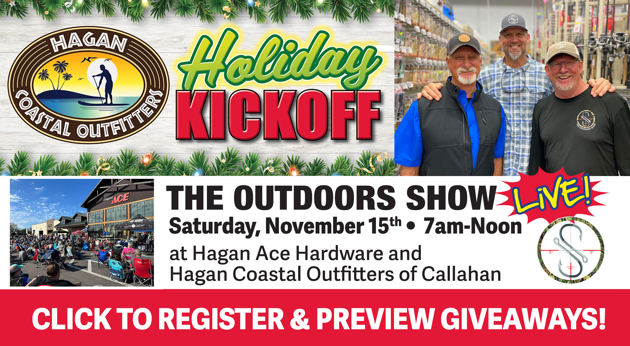 2025 Holiday Kickoff pop up